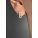 Fashion, accesorii si bijuterii - Femei - Bijuterii femei - Cercei femei - Cercei huggie, Heliophilia, argint 925, argintiu, 12,3 mm - Infinity.ro