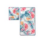Casa si Gradina - Textile si covoare - Covoare - Covorase baie - Set covorase de baie, L'essentiel Maison, multicolor, 50x60 cm si 60x100 cm, 100% poliester, antiderapant, 359CHL2373 - Infinity.ro