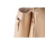 Fashion, accesorii si bijuterii - Femei - Accesorii femei - Genti si rucsacuri femei - Geanta de umar, Lucky Bees, dama, auriu, 36x12x33 cm, piele ecologica - Infinity.ro