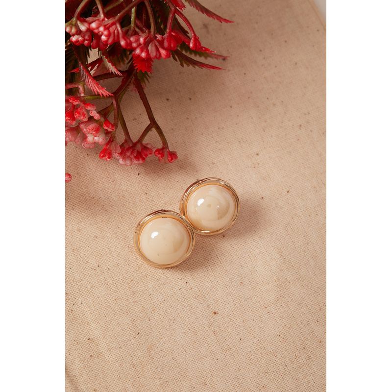 Fashion, accesorii si bijuterii - Femei - Bijuterii femei - Cercei femei - Cercei, Heliophilia, femei, auriu, metal, diametru 17.8 mm - Infinity.ro