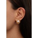 Fashion, accesorii si bijuterii - Femei - Bijuterii femei - Cercei femei - Cercei, Heliophilia, femei, auriu, metal, diametru 17.8 mm - Infinity.ro