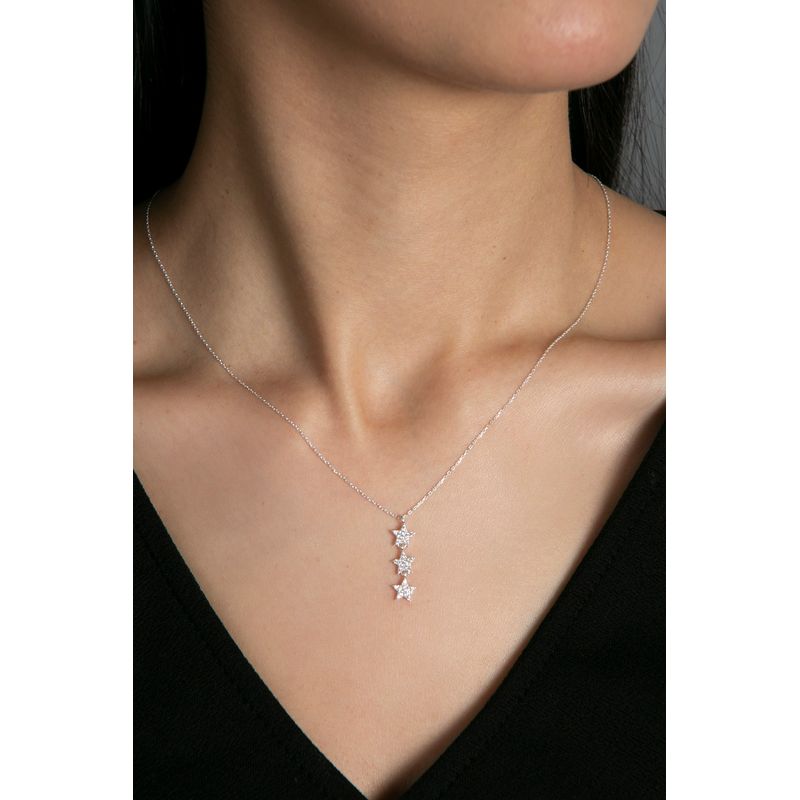 Fashion, accesorii si bijuterii - Femei - Bijuterii femei - Coliere femei - Colier, Heliophilia, argint 925, argintiu, 43 cm, 136ELS1893 - Infinity.ro