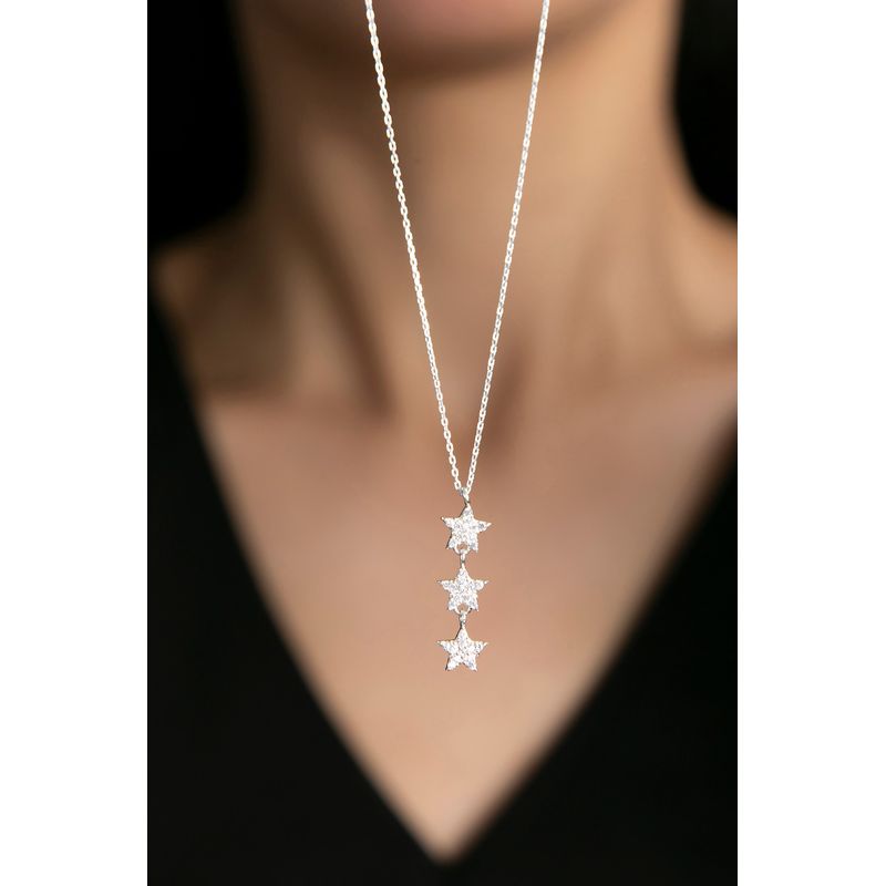 Fashion, accesorii si bijuterii - Femei - Bijuterii femei - Coliere femei - Colier, Heliophilia, argint 925, argintiu, 43 cm, 136ELS1893 - Infinity.ro