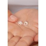 Fashion, accesorii si bijuterii - Femei - Bijuterii femei - Cercei femei - Cercei, Heliophilia, argint 925, argintiu, latime 0,5 cm, 757ELS1815 - Infinity.ro