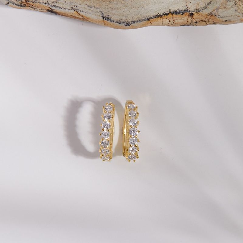 Fashion, accesorii si bijuterii - Femei - Bijuterii femei - Cercei femei - Cercei, Heliophilia, argint 925, auriu, antialergic, 736ELS1257 - Infinity.ro