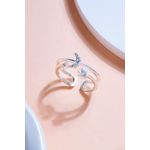 Fashion, accesorii si bijuterii - Femei - Bijuterii femei - Inele femei - Inel, Heliophilia, argint 925, argintiu, reglabil, 757ELS2320 - Infinity.ro