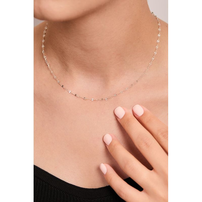 Fashion, accesorii si bijuterii - Femei - Bijuterii femei - Coliere femei - Colier, Heliophilia, metal, argintiu, marime universala - Infinity.ro