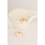 Fashion, accesorii si bijuterii - Femei - Bijuterii femei - Cercei femei - Cercei, Heliophilia, metal, auriu, latime 2 cm - Infinity.ro