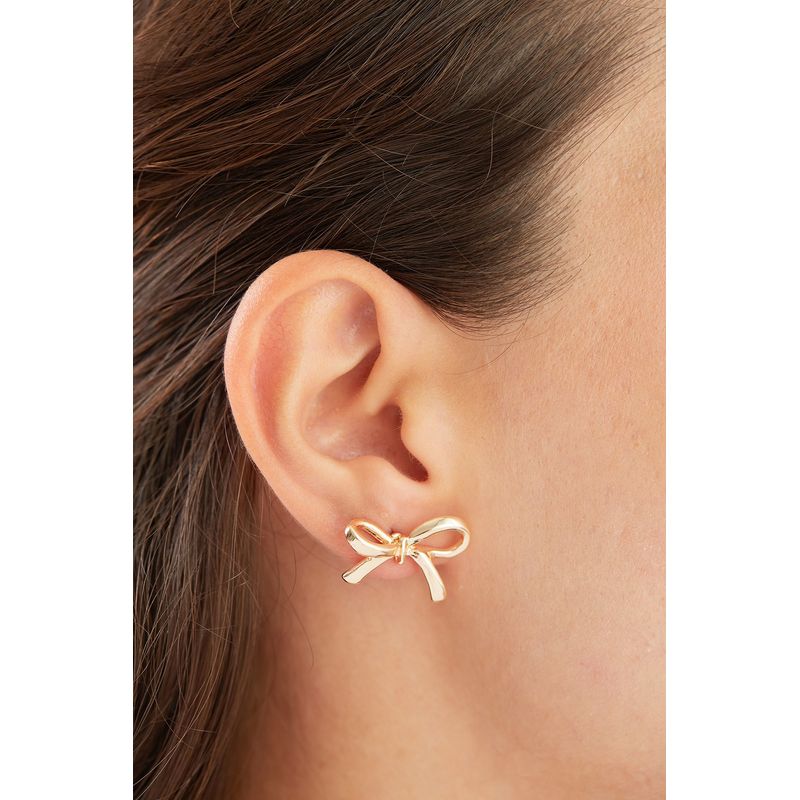 Fashion, accesorii si bijuterii - Femei - Bijuterii femei - Cercei femei - Cercei, Heliophilia, metal, auriu, latime 2 cm - Infinity.ro