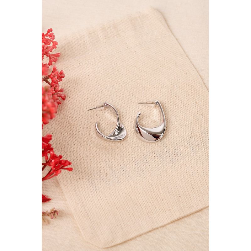 Fashion, accesorii si bijuterii - Femei - Bijuterii femei - Cercei femei - Cercei, Heliophilia, metal, argintiu, marime universala, 757ELS1344 - Infinity.ro