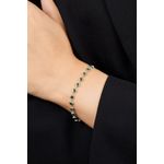 Fashion, accesorii si bijuterii - Femei - Bijuterii femei - Bratari femei - Bratara, Heliophilia, femei, argint 925, verde, marime universala, 757ELS1602 - Infinity.ro