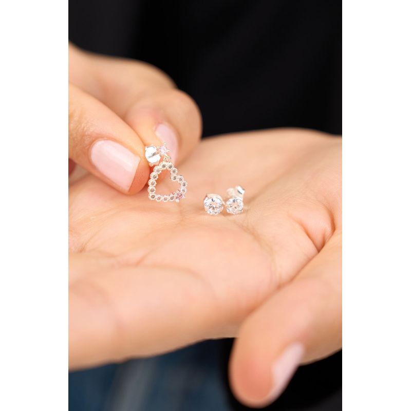 Fashion, accesorii si bijuterii - Femei - Bijuterii femei - Cercei femei - Cercei, Heliophilia, argint 925, argintiu, marime universala, 757ELS1955 - Infinity.ro