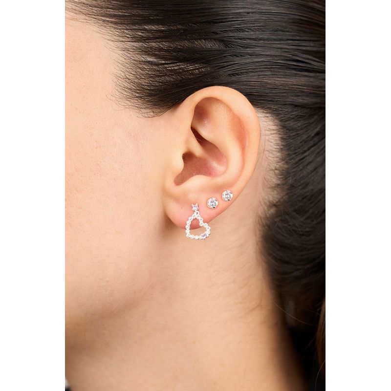 Fashion, accesorii si bijuterii - Femei - Bijuterii femei - Cercei femei - Cercei, Heliophilia, argint 925, argintiu, marime universala, 757ELS1955 - Infinity.ro