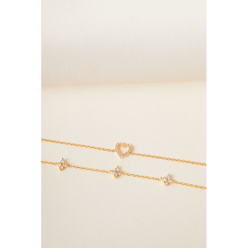 Fashion, accesorii si bijuterii - Femei - Bijuterii femei - Bratari femei - Bratara, Heliophilia, argint 925, auriu, 18+4 cm - Infinity.ro