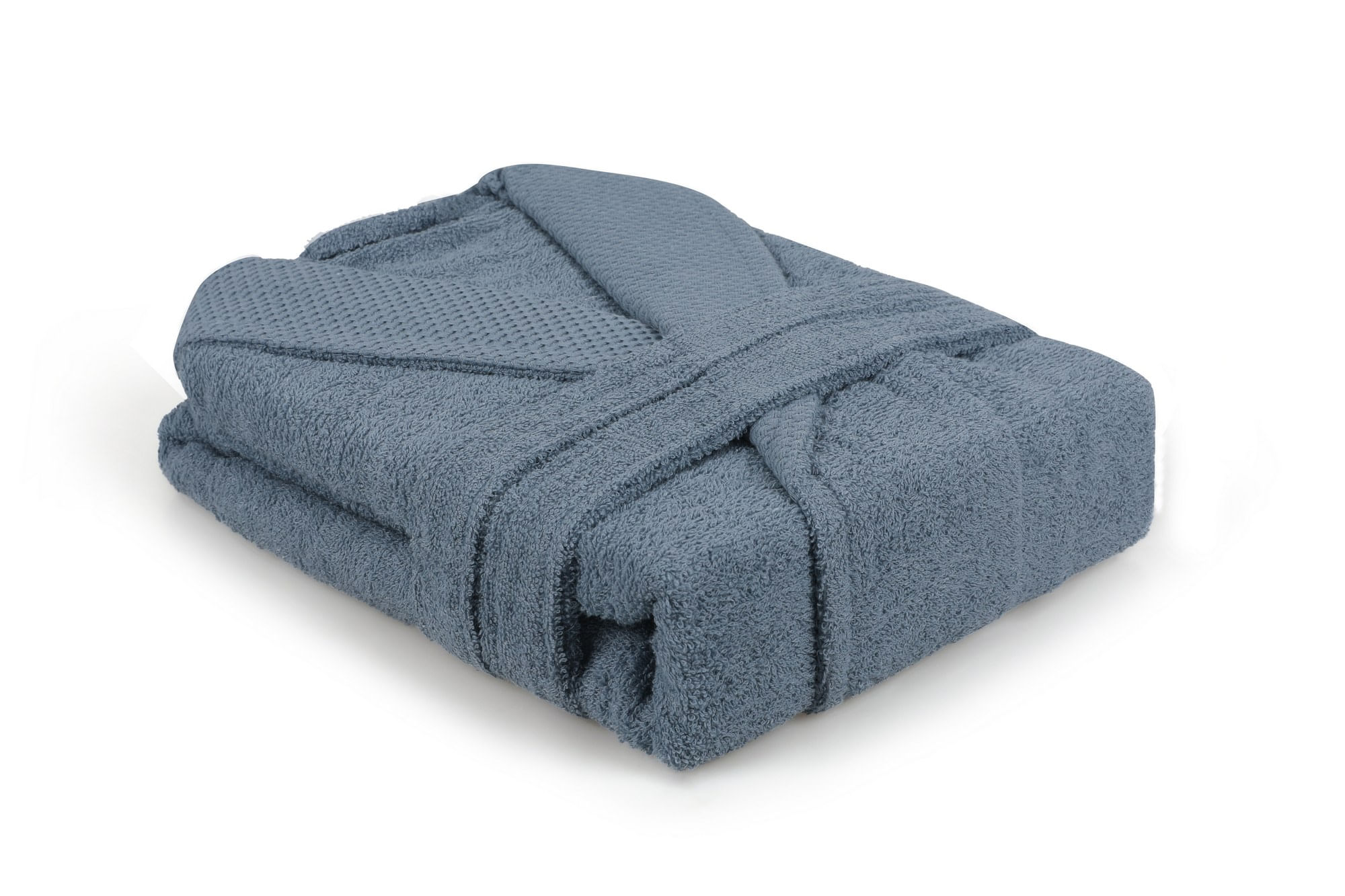 Halat de baie, L'essentiel Maison, albastru indigo, xl, 100% bumbac