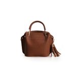 Fashion, accesorii si bijuterii - Femei - Accesorii femei - Genti si rucsacuri femei - Geanta crossbody, Lucky Bees, piele polivinilica, cafeniu, 20x11x21 cm - Infinity.ro