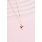 Fashion, accesorii si bijuterii - Femei - Bijuterii femei - Coliere femei - Colier, Heliophilia, argint 925, auriu, zirconiu, unisex, marime universala - Infinity.ro