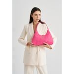 Fashion, accesorii si bijuterii - Femei - Accesorii femei - Genti si rucsacuri femei - Geanta de umar, Lucky Bees, dama, fucsia, 37x6x20 cm, piele ecologica - Infinity.ro