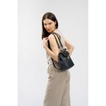 Fashion, accesorii si bijuterii - Femei - Accesorii femei - Genti si rucsacuri femei - Rucsac, Lucky Bees, piele ecologica, negru, 20x10x23 cm, 671LKB1710 - Infinity.ro