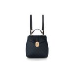 Fashion, accesorii si bijuterii - Femei - Accesorii femei - Genti si rucsacuri femei - Rucsac, Lucky Bees, piele ecologica, negru, 20x10x23 cm, 671LKB1710 - Infinity.ro