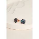 Fashion, accesorii si bijuterii - Femei - Bijuterii femei - Cercei femei - Cercei, Heliophilia, femei, argint 925, rose gold, lacuire rodiu, latime 0,5 cm - Infinity.ro