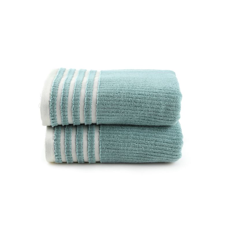 Casa si Gradina - Textile si covoare - Textile baie - Prosoape - Set prosoape de maini, L'essentiel Maison, verde, 50x90 cm, 100% microbumbac - Infinity.ro