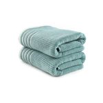 Casa si Gradina - Textile si covoare - Textile baie - Prosoape - Set prosoape de maini, L'essentiel Maison, verde, 50x90 cm, 100% microbumbac - Infinity.ro
