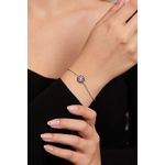 Fashion, accesorii si bijuterii - Femei - Bijuterii femei - Bratari femei - Bratara, Heliophilia, argint 925, mov, unica, 757ELS1596 - Infinity.ro