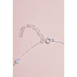 Colier, Heliophilia, argint 925, argintiu, piatra zircon, marime universala, 757ELS2243