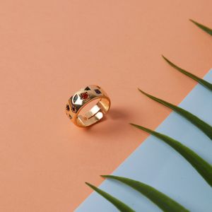 Inel, Heliophilia, metal, auriu, diametru 19 mm