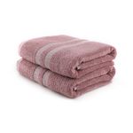 Casa si Gradina - Textile si covoare - Textile baie - Prosoape - Set prosoape baie, L'essentiel Maison, lila, 75x150 cm, 60% bambus 40% bumbac, 2 bucati - Infinity.ro