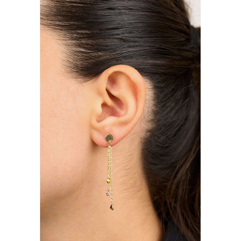 Fashion, accesorii si bijuterii - Femei - Bijuterii femei - Cercei femei - Cercei, Heliophilia, femei, auriu, argint 925, 757ELS1983 - Infinity.ro