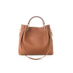 Fashion, accesorii si bijuterii - Femei - Accesorii femei - Genti si rucsacuri femei - Geanta de umar, Lucky Bees, piele sintetica, cafeniu, 36x12x33 cm - Infinity.ro