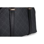 Fashion, accesorii si bijuterii - Femei - Accesorii femei - Genti si rucsacuri femei - Geanta de mana, Lucky Bees, piele polivinilica, negru si gri, 27x10x20 cm - Infinity.ro