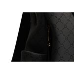 Fashion, accesorii si bijuterii - Femei - Accesorii femei - Genti si rucsacuri femei - Rucsac, Lucky Bees, dama, gri si negru, 34x13x35 cm, piele sintetica - Infinity.ro