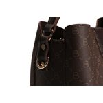 Fashion, accesorii si bijuterii - Femei - Accesorii femei - Genti si rucsacuri femei - Geanta tip bucket, Lucky Bees, dama, maro, 21x14x21 cm, piele sintetica - Infinity.ro