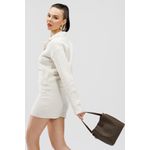 Fashion, accesorii si bijuterii - Femei - Accesorii femei - Genti si rucsacuri femei - Geanta tip bucket, Lucky Bees, dama, maro, 21x14x21 cm, piele sintetica - Infinity.ro