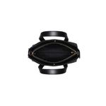 Fashion, accesorii si bijuterii - Femei - Accesorii femei - Genti si rucsacuri femei - Geanta de mana, Lucky Bees, piele polivinilica, negru si gri, 27x10x20 cm - Infinity.ro