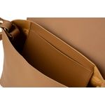 Fashion, accesorii si bijuterii - Femei - Accesorii femei - Genti si rucsacuri femei - Geanta crossbody, Lucky Bees, dama, mustar, 25x9x17 cm, piele polivinilica - Infinity.ro