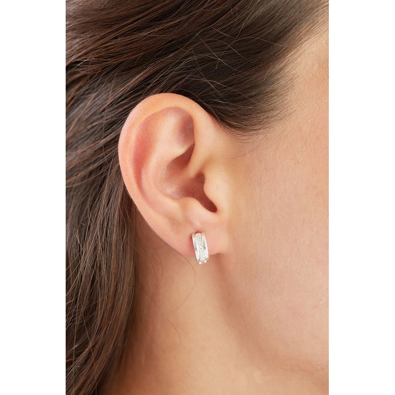 Fashion, accesorii si bijuterii - Femei - Bijuterii femei - Cercei femei - Cercei, Heliophilia, femei, argint 925, argintiu, diametru 1 cm, 757ELS1846 - Infinity.ro