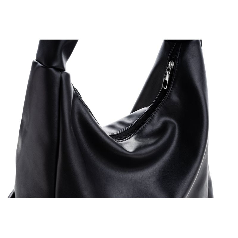 Fashion, accesorii si bijuterii - Femei - Accesorii femei - Genti si rucsacuri femei - Geanta de umar, Lucky Bees, dama, negru, 35x15x30 cm, piele ecologica - Infinity.ro