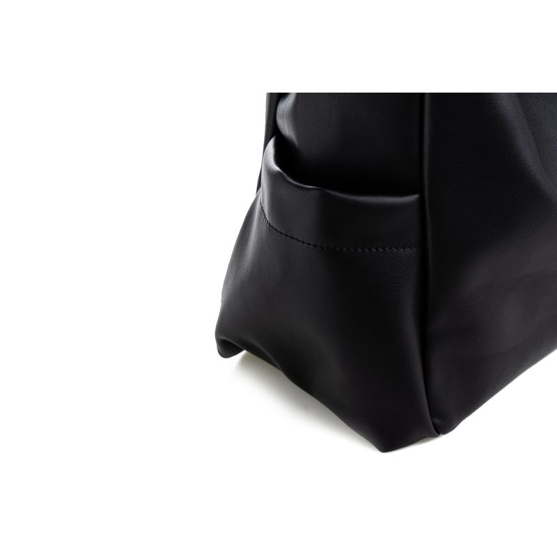 Fashion, accesorii si bijuterii - Femei - Accesorii femei - Genti si rucsacuri femei - Geanta de umar, Lucky Bees, dama, negru, 35x15x30 cm, piele ecologica - Infinity.ro