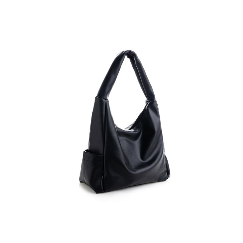 Fashion, accesorii si bijuterii - Femei - Accesorii femei - Genti si rucsacuri femei - Geanta de umar, Lucky Bees, dama, negru, 35x15x30 cm, piele ecologica - Infinity.ro