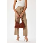 Fashion, accesorii si bijuterii - Femei - Accesorii femei - Genti si rucsacuri femei - Geanta de umar, Lucky Bees, piele ecologica, cafeniu, 37x6x20 cm - Infinity.ro