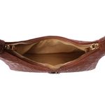 Fashion, accesorii si bijuterii - Femei - Accesorii femei - Genti si rucsacuri femei - Geanta de umar, Lucky Bees, piele ecologica, cafeniu, 37x6x20 cm - Infinity.ro