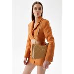 Fashion, accesorii si bijuterii - Femei - Accesorii femei - Genti si rucsacuri femei - Geanta de umar, Lucky Bees, dama, camel, 30x9x18 cm, piele ecologica - Infinity.ro