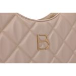 Fashion, accesorii si bijuterii - Femei - Accesorii femei - Genti si rucsacuri femei - Geanta de umar, Lucky Bees, dama, camel, 30x9x18 cm, piele ecologica - Infinity.ro