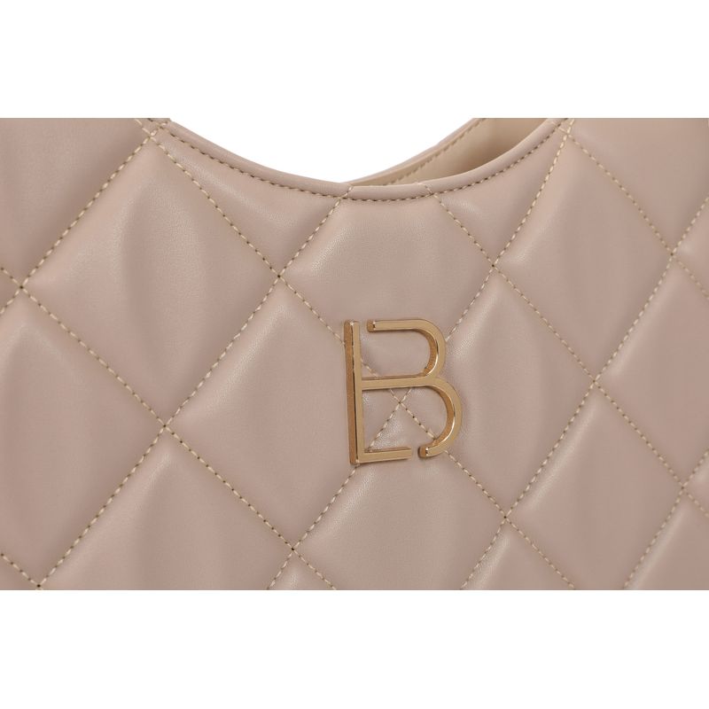 Fashion, accesorii si bijuterii - Femei - Accesorii femei - Genti si rucsacuri femei - Geanta de umar, Lucky Bees, dama, camel, 30x9x18 cm, piele ecologica - Infinity.ro