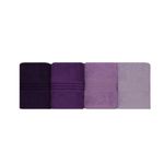 Casa si Gradina - Textile si covoare - Textile baie - Prosoape - Set prosoape de mana, L'essentiel Maison, liliac deschis/liliac/mov/mov inchis, 50x90 cm, 100% bumbac, 4 bucati - Infinity.ro