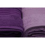 Casa si Gradina - Textile si covoare - Textile baie - Prosoape - Set prosoape de mana, L'essentiel Maison, liliac deschis/liliac/mov/mov inchis, 50x90 cm, 100% bumbac, 4 bucati - Infinity.ro